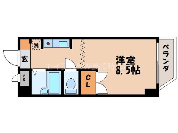 住吉駅 徒歩3分 2階の物件間取画像